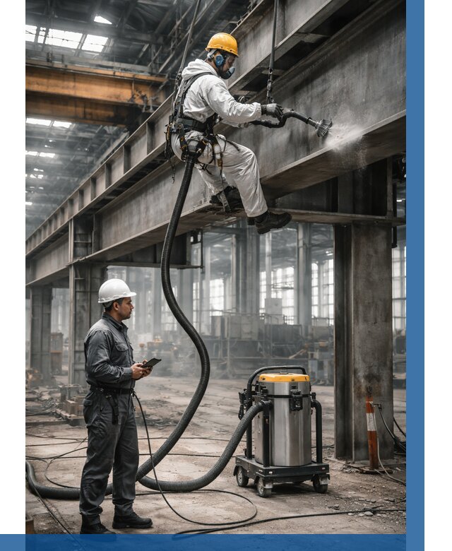 Обеспыливание конструкций в цехе в Партизанске от 4508 р. | ВЫСОТНИК-Прт