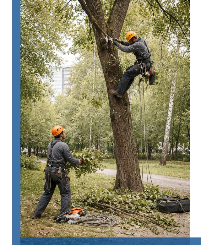Санитарная обрезка деревьев в Партизанске, профессионально и безопасно