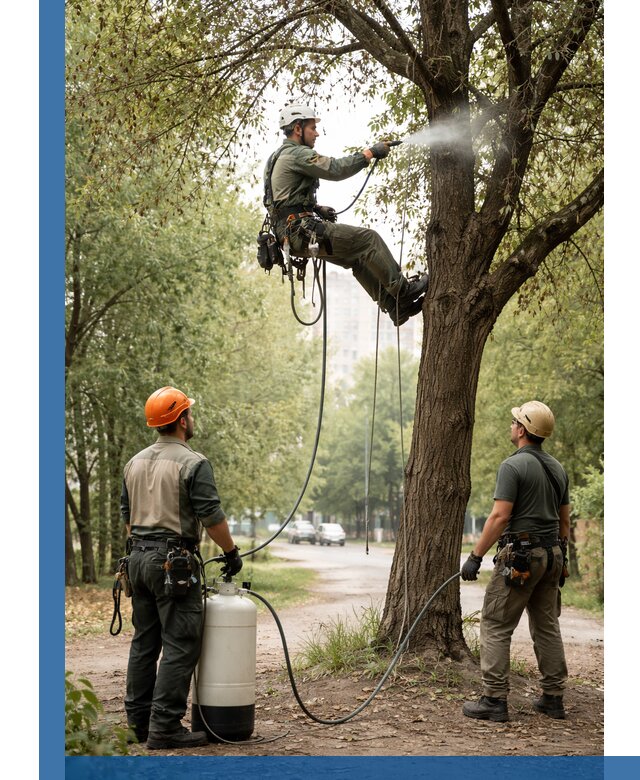 Обработка деревьев от вредителей в Партизанске профессиональная защита