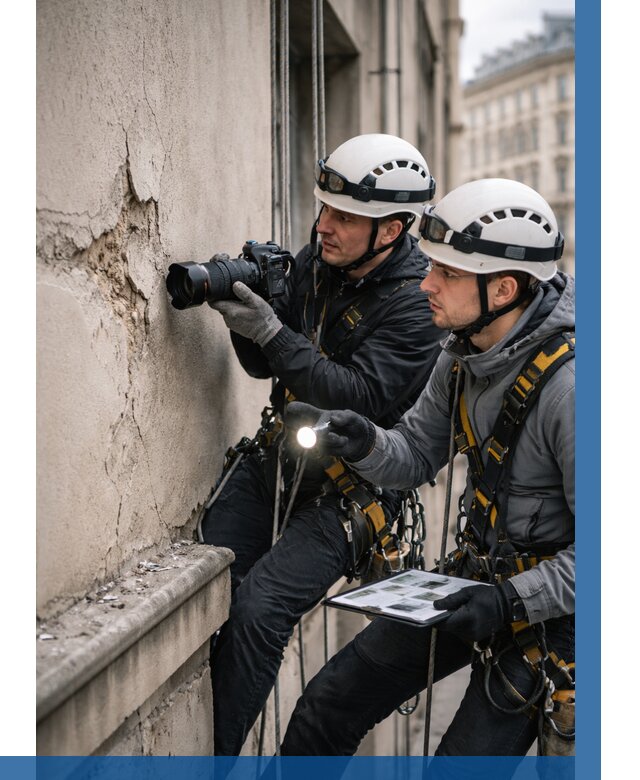 Фотофиксация дефектов фасада в Партизанске от 4830 р. | ВЫСОТНИК-Прт