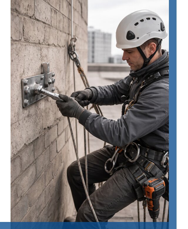 Установка анкерных точек в Партизанске от 3757 р. | ВЫСОТНИК-Прт